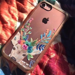 Casetify floral deer iPhone 7/8 case